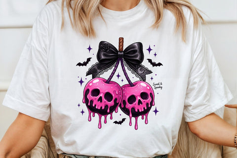 Spooky Season Png,Halloween Cherry Png Sublimation designartist 