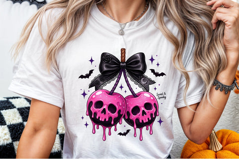 Spooky Season Png,Halloween Cherry Png Sublimation designartist 
