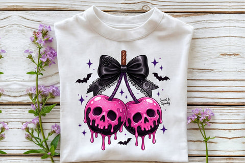 Spooky Season Png,Halloween Cherry Png Sublimation designartist 