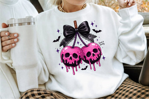Spooky Season Png,Halloween Cherry Png Sublimation designartist 
