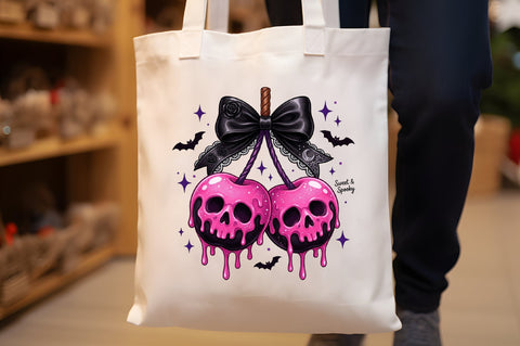 Spooky Season Png,Halloween Cherry Png Sublimation designartist 