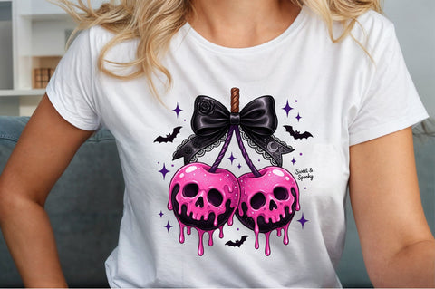 Spooky Season Png,Halloween Cherry Png Sublimation designartist 