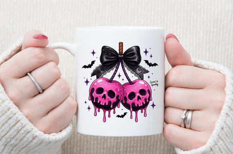 Spooky Season Png,Halloween Cherry Png Sublimation designartist 