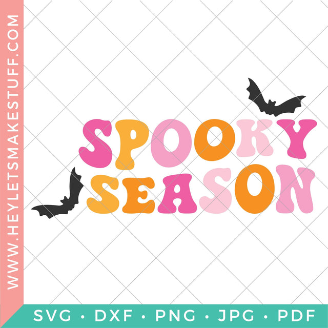 Spooky Season - Retro SVG Hey Let's Make Stuff 