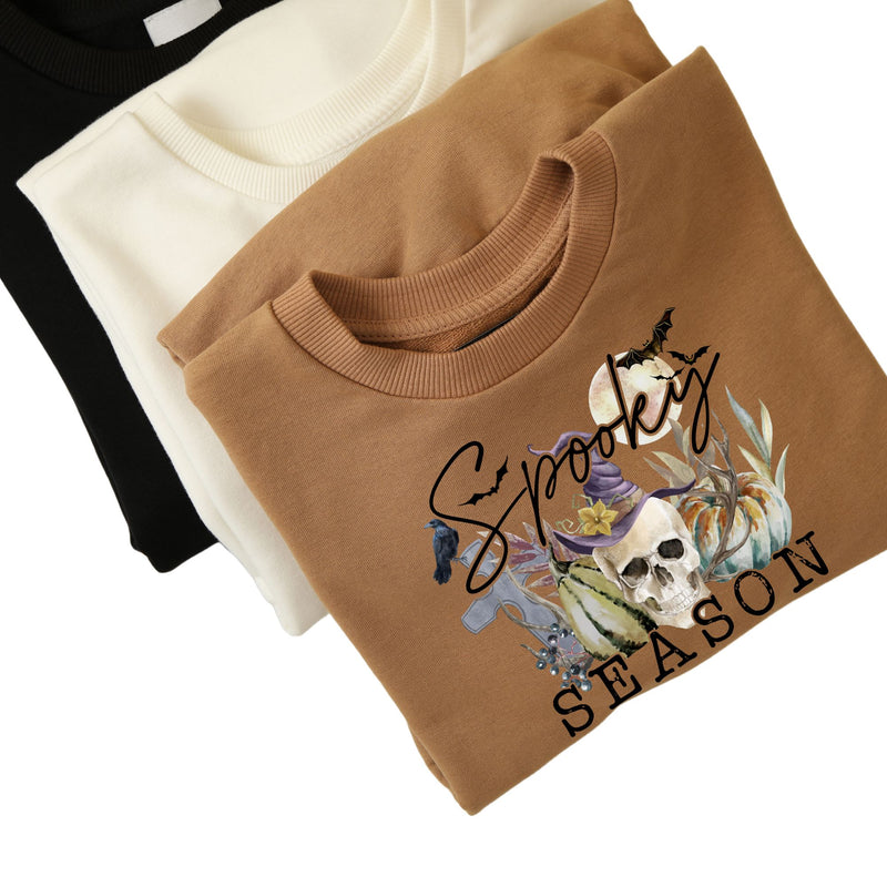 Spooky Season Skull Pumpkin PNG | Gothic Halloween Design | Dark Halloween Sublimation Sublimation So Fontsy VIP Design Shop 