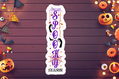 Spooky season Stickers Design Sublimation Regulrcrative 