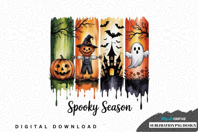 Spooky season sublimation png design Sublimation Regulrcrative 