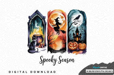 Spooky season sublimation png design Sublimation Regulrcrative 