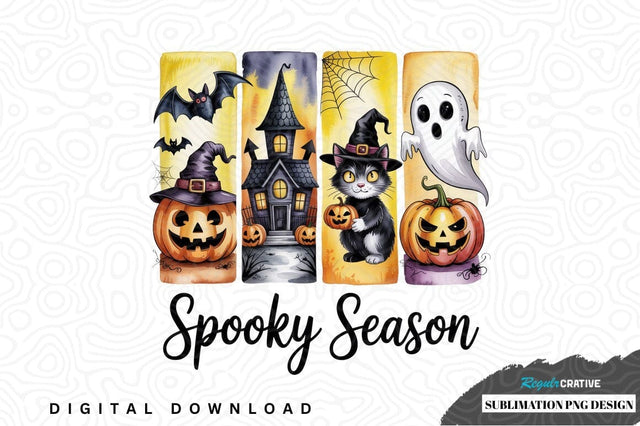 Spooky season sublimation png design Sublimation Regulrcrative 