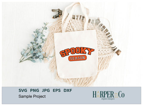 Spooky Season SVG PNG Cut EPS File SVG HarperNCo 