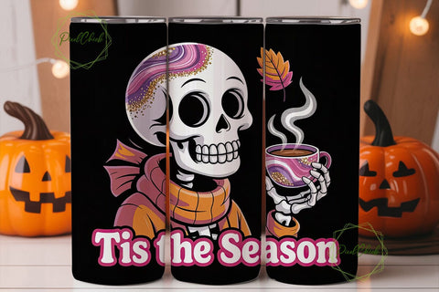 Spooky Season Tumbler Wrap Sublimation PixelChick 