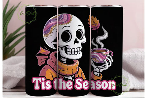 Spooky Season Tumbler Wrap Sublimation PixelChick 