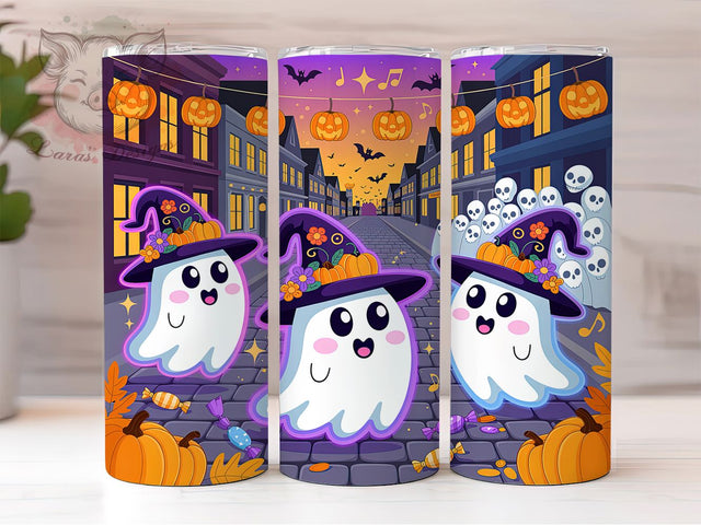 Spooky Skeleton Dance Tumbler, Halloween Party Wrap, Spooky Skeletons Tumbler, Haunted Dance Sublimation, Skeleton Party Drinkware, Creepy Halloween Wrap, Gothic Tumbler Design Sublimation Lara' s Designs 