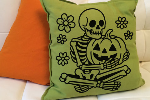 Spooky Skeleton| Pumpkin Skeleton SVG Cutting Files. SVG CosmosFineArt 