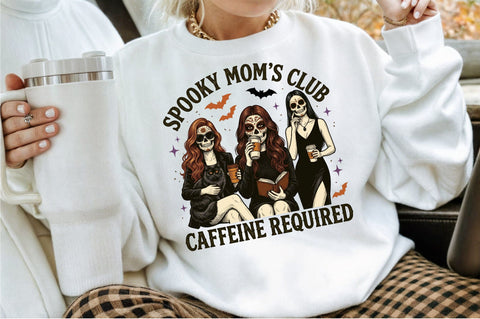 Spooky Skeleton,Coffee Love Halloween Sublimation designartist 