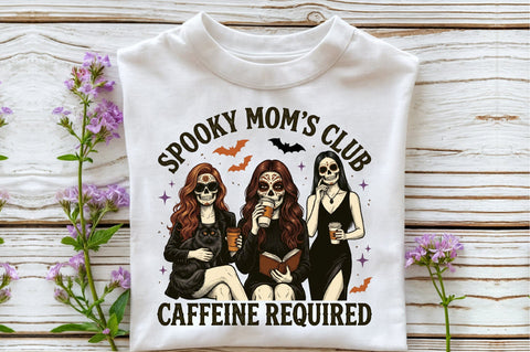 Spooky Skeleton,Coffee Love Halloween Sublimation designartist 