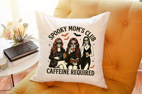 Spooky Skeleton,Coffee Love Halloween Sublimation designartist 