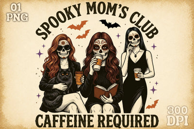 Spooky Skeleton,Coffee Love Halloween Sublimation designartist 