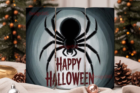 Spooky Spider Halloween 20oz Tumbler Sublimation DesignSVG 