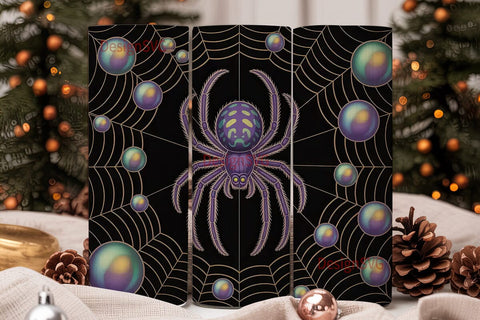 Spooky Spiderweb 20oz Tumbler Wrap Sublimation DesignSVG 