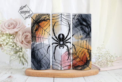 Spooky Spiderwebs Halloween 20oz Tumbler Sublimation sassyprint 