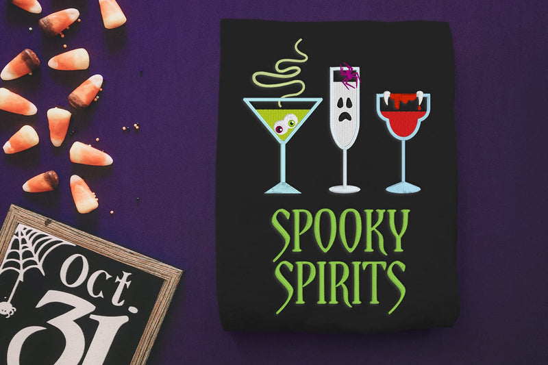 Spooky Spirits Halloween Embroidery Embroidery/Applique DESIGNS Risa Rocks It 
