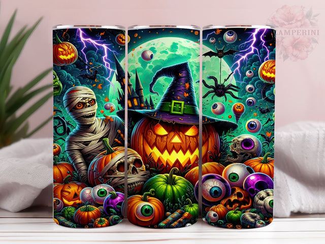 Spooky Squad 20oz Tumbler Wrap PNG, Halloween Tumbler Png, Straight & Tapered Tumbler Wrap, Instant Digital Download Sublimation Li Zamperini 