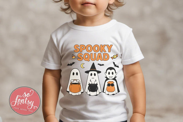 Spooky Squad - Halloween Group SVG PNG DXF EPS Files SVG So Fontsy VIP Design Shop 