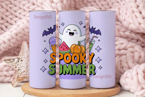 Spooky Summer 20oz Tumbler Wrap Sublimation DesignSVG 