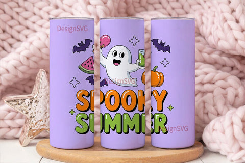Spooky Summer 20oz Tumbler Wrap Sublimation DesignSVG 