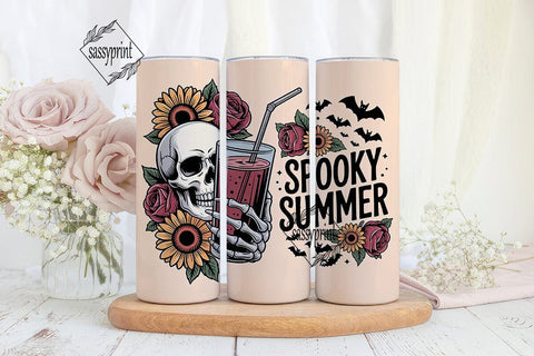 Spooky Summer Tumbler Wrap Sublimation sassyprint 