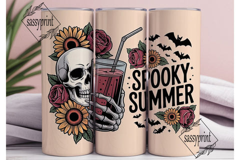 Spooky Summer Tumbler Wrap Sublimation sassyprint 