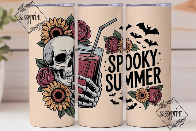 Spooky Summer Tumbler Wrap Sublimation sassyprint 