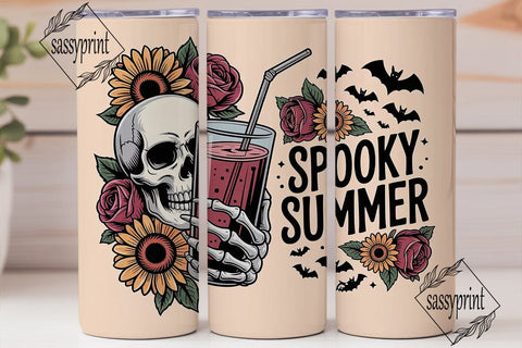 Spooky Summer Tumbler Wrap Sublimation sassyprint 