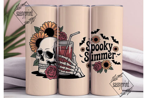 Spooky Summer Tumbler Wrap Sublimation sassyprint 