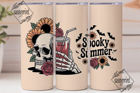 Spooky Summer Tumbler Wrap Sublimation sassyprint 