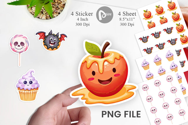 Spooky Sweet Treats Sticker Sublimation artnoy 