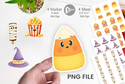 Spooky Sweet Treats Sticker Sublimation artnoy 