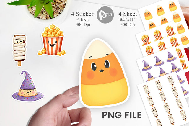 Spooky Sweet Treats Sticker Sublimation artnoy 