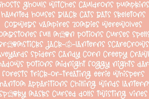Spooky Szn Sans Font Beck McCormick 