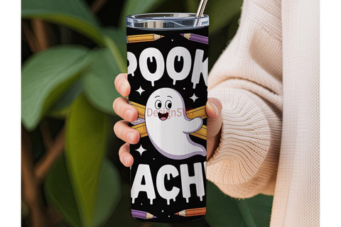 Spooky Teacher 20oz Tumbler Design Sublimation DesignSVG 