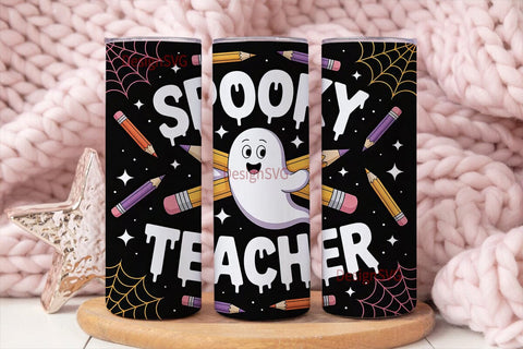 Spooky Teacher 20oz Tumbler Design Sublimation DesignSVG 