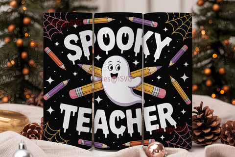 Spooky Teacher 20oz Tumbler Design Sublimation DesignSVG 