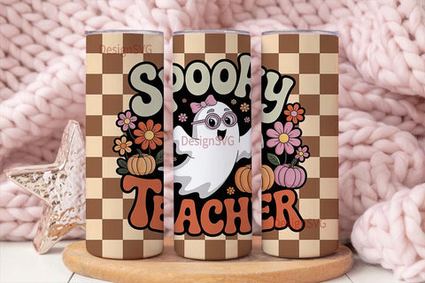 Spooky Teacher 20oz Tumbler Wrap Sublimation DesignSVG 
