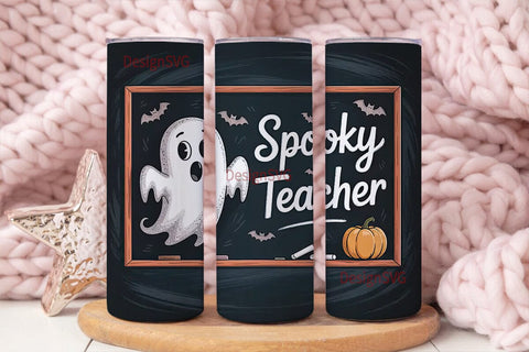 Spooky Teacher 20oz Tumbler Wrap Sublimation DesignSVG 