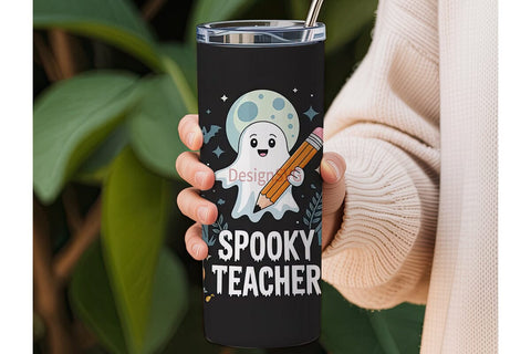 Spooky Teacher 20oz Tumbler Wrap Sublimation DesignSVG 
