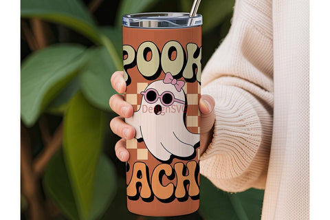 Spooky Teacher 20oz Tumbler Wrap Sublimation DesignSVG 