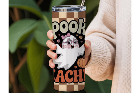 Spooky Teacher 20oz Tumbler Wrap Sublimation DesignSVG 