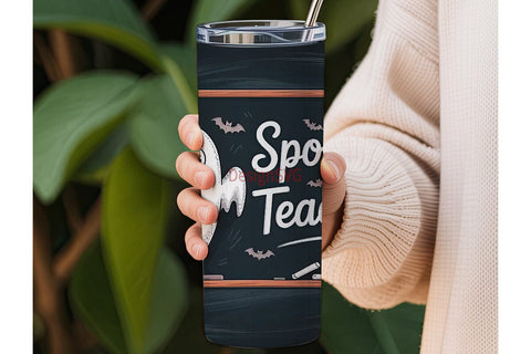 Spooky Teacher 20oz Tumbler Wrap Sublimation DesignSVG 
