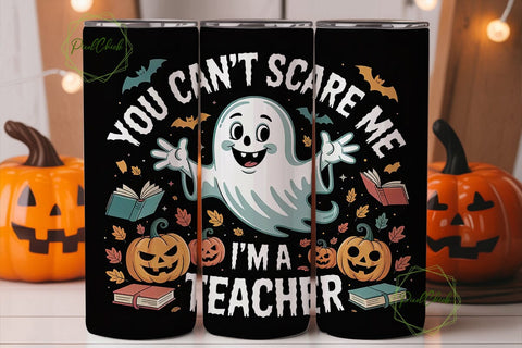 Spooky Teacher Halloween 20oz Tumbler Sublimation PixelChick 